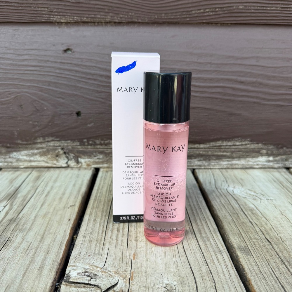 Mary Kay Oil-Free Eye Makeup Remover 3.75 fl. oz. Pink Fragrance-Free New